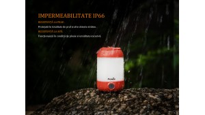 FENIX CL23 - Lanternă camping - 300 Lumeni - 20 metri - Roșu
